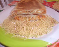 Cachorro quente prensado