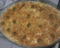 Escondidinho de frango com requeijão