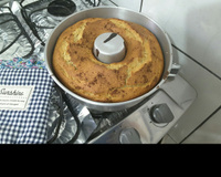 Bolo de banana com aveia