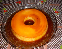 Pudím rápido na panela de pressão