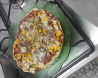 Pizza de frigideira sem fermento