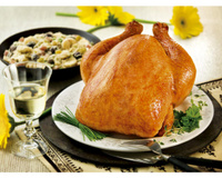 Chester desossado com farofa de frutas secas