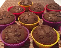 Muffins de chocolate