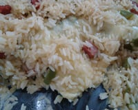 Arroz cremoso com espinafre