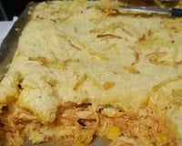 Torta de frango de liquidificador