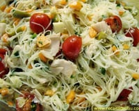 Salada de Bifum (macarrão de arroz)