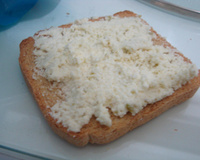 Patê rápido de queijo coalho