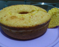 Bolo de milho com milharina