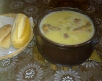 Grão-de-bico com bacalhau de Páscoa