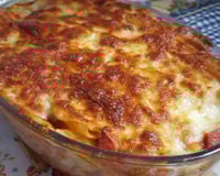 Macarrão ao molho de calabresa e requeijão