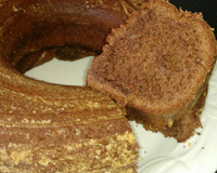 Bolo de chocolate com coco de liquidificador