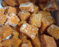 Doce de abóbora com cal (em pedaços)