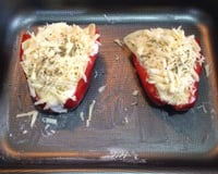 Pimentão recheado com batata