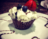 Cupcake Gelado de Nutella