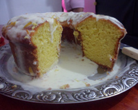 Bolo de laranja com casca fácil