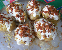 Baked Potato com bacon
