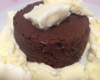 Petit gâteau de creme de avelã perfeito