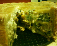 Torta salgada 2 recheios