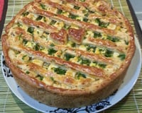 Torta de frango com cream cheese e milho