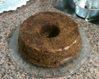 Bolo colonial de maçã e banana