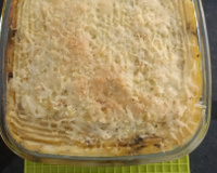 Escondidinho de batata com lombo de porco desfiado