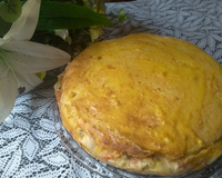 Torta com massa de batata