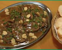 Língua de boi ao molho