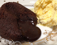 Petit gâteau de creme de avelã perfeito