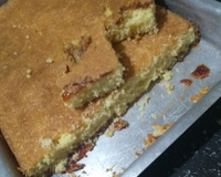 Bolo de fubá com goiabada