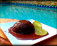 Bolo de micro-ondas de chocolate da Angélica