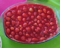 Torta gelada de morango