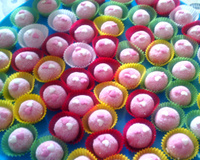 Docinhos de morango para festa