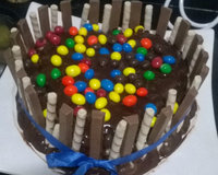 Bolo de Kit Kat à minha moda
