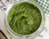 Pesto vegano de manjericão