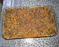 Pavê de chocolate com amendoim da Aline