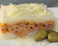 Torta de purê com frango