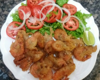 Camarão empanado à chinesa