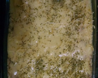 Bolo de batata com salsicha e queijo