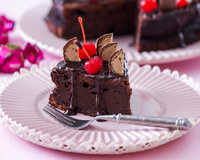 Torta Fondant de Chocolate