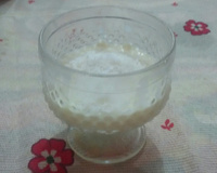 Mousse de coco deliciosa