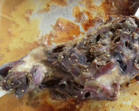 Carneiro assado no forno