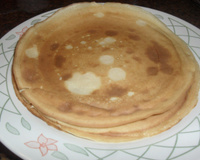 Massa de panqueca leve