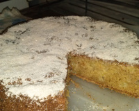 Bolo de maçã com casca