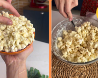 Pipoca doce de leite em pó é aquele lanche que te abraça numa tarde triste; veja como fazer
