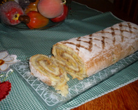 Rocambole de banana