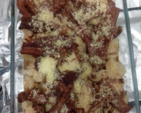 Nhoque com carne moída