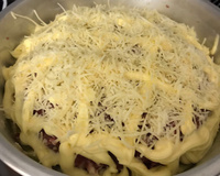 Bolo de carne moída assado da Nanni