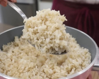 Isamara Amâncio, confeiteira: "O segredo simples do arroz integral da minha mãe. Com essa dica ele cozinha rápido e fica bem macio"