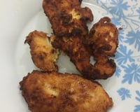 Frango empanado com maionese