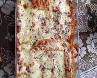 Panqueca de presunto e mussarela